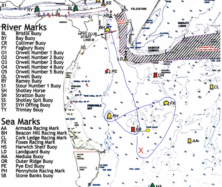 suffolk yacht harbour map