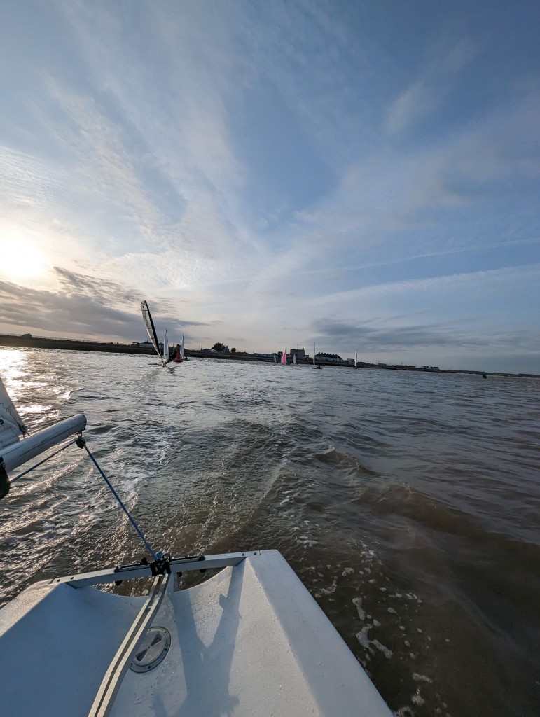 The view from the stern